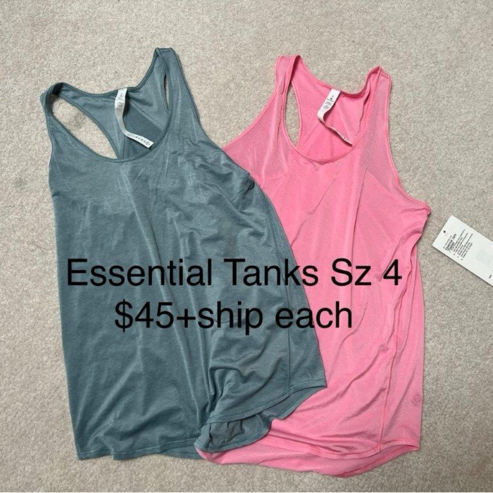 lululemon athletica Racerback Tank Top in Teal and Pink